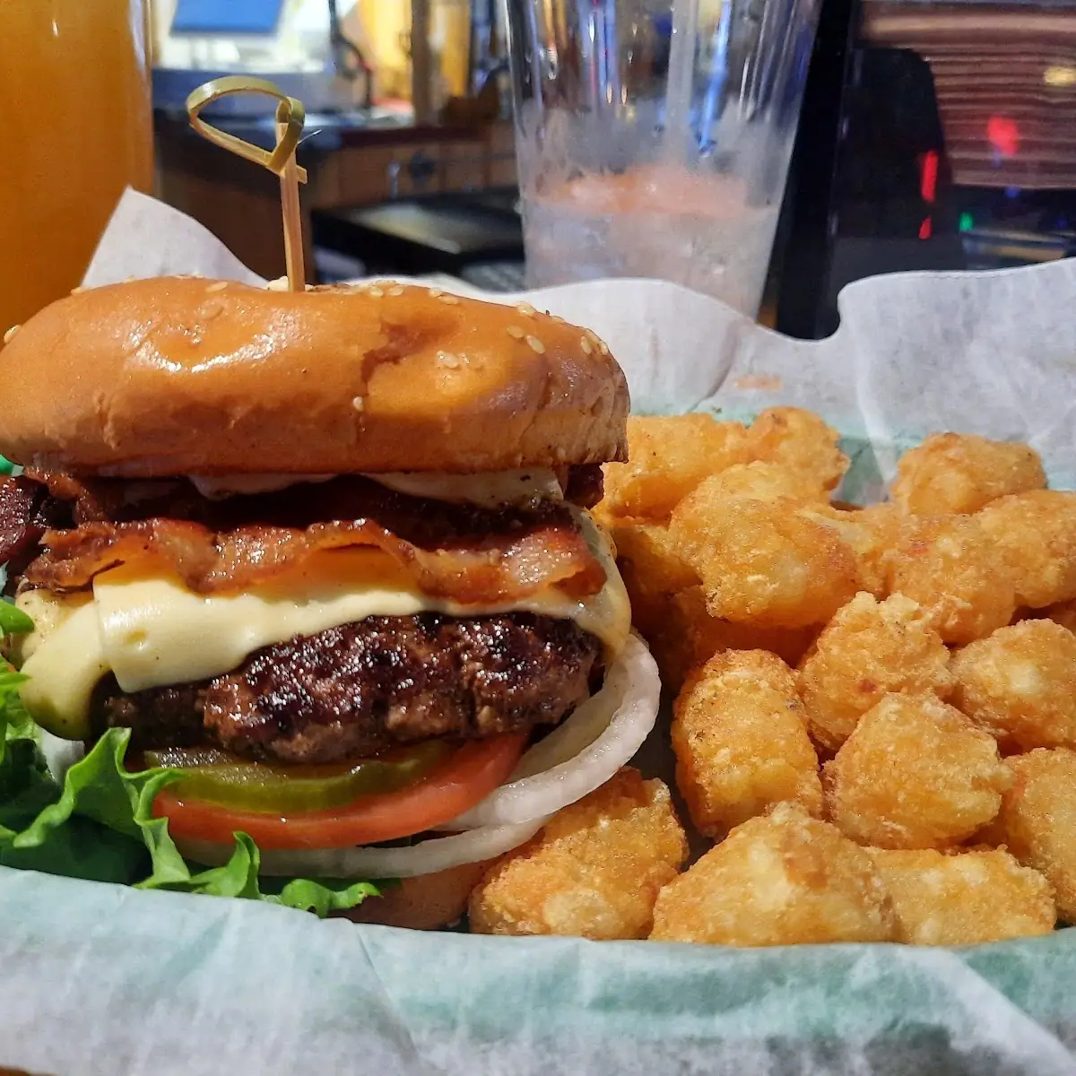 Bacon Burger with Pepper Jack