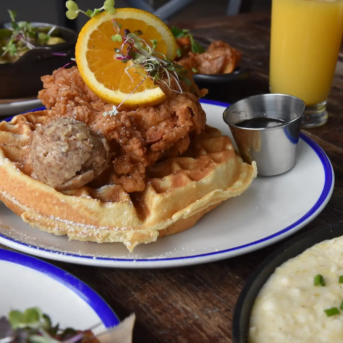 Fried Chicken Waffle