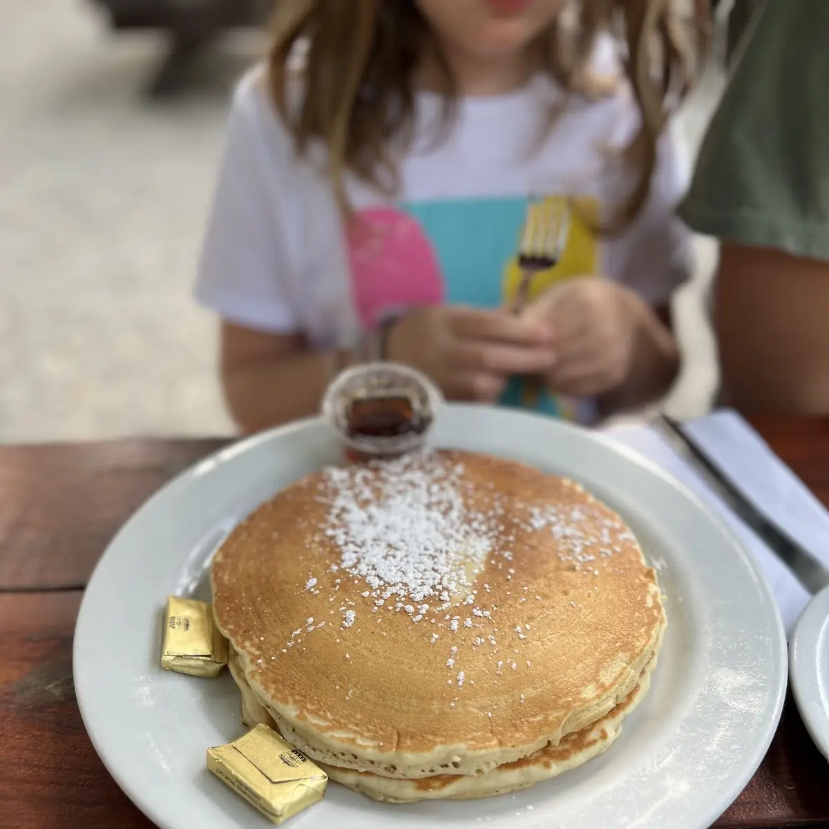 Buttermilk Pancakes and Orange Juice