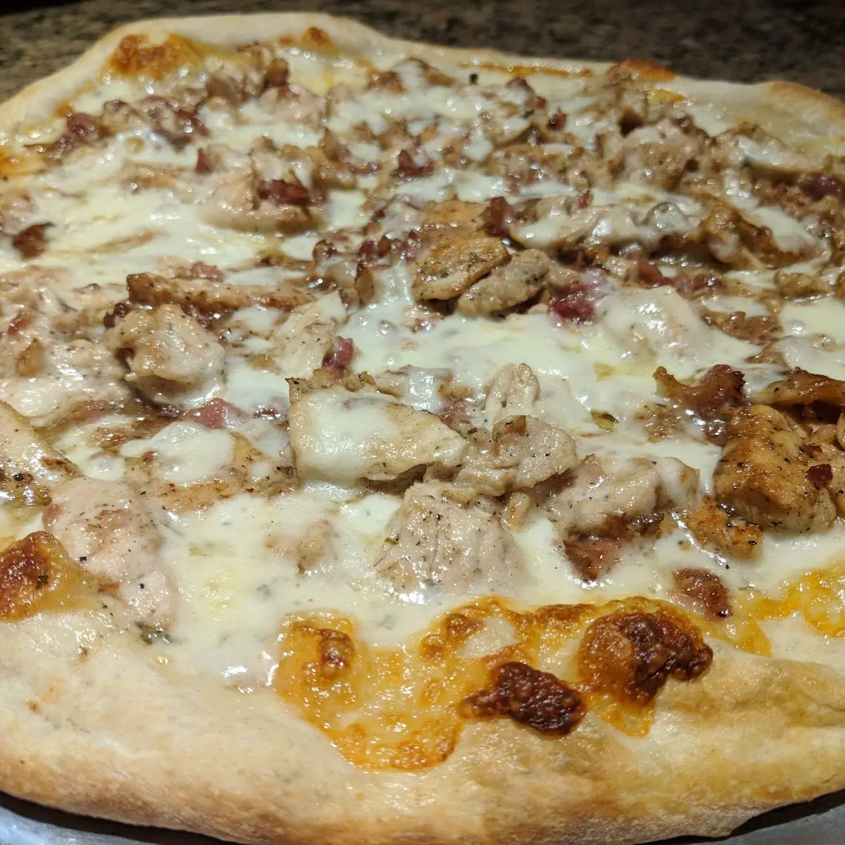 Chicken Bacon Ranch Pizza