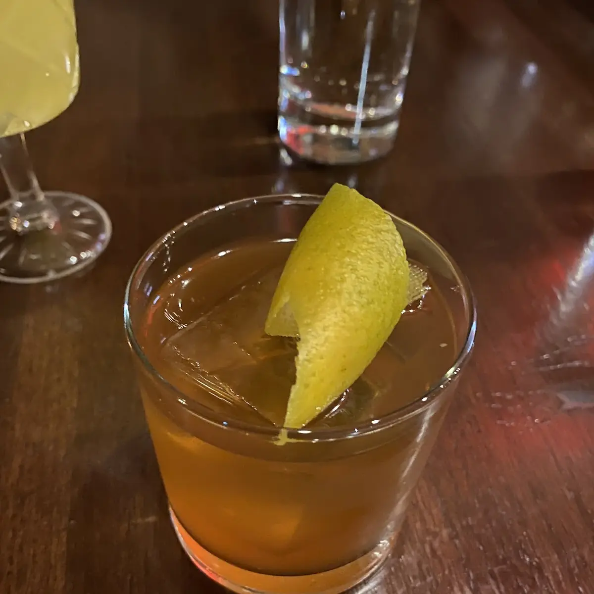 Barrel Aged Rum Old Fashioned