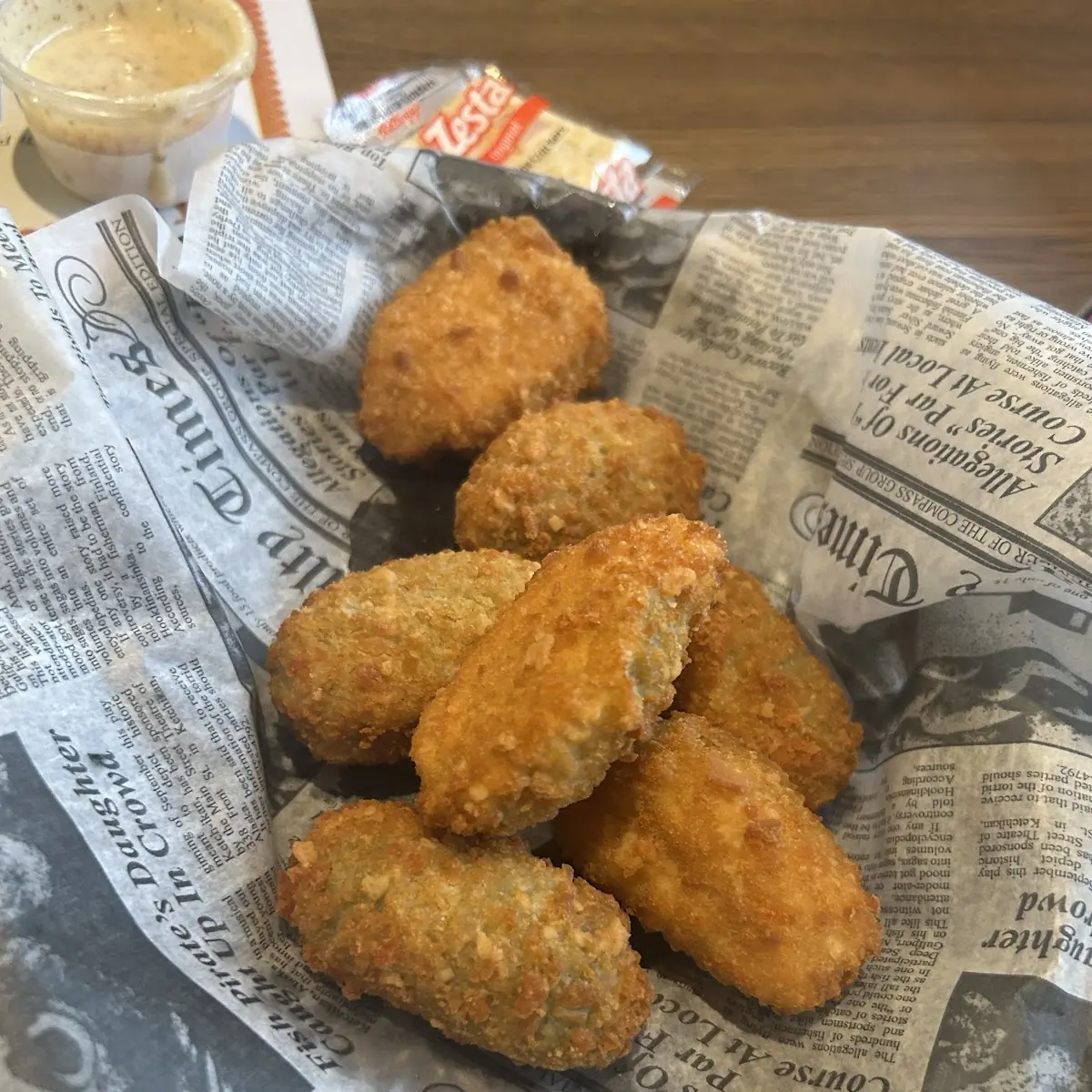 Fried Pickles with Ranch Dressing