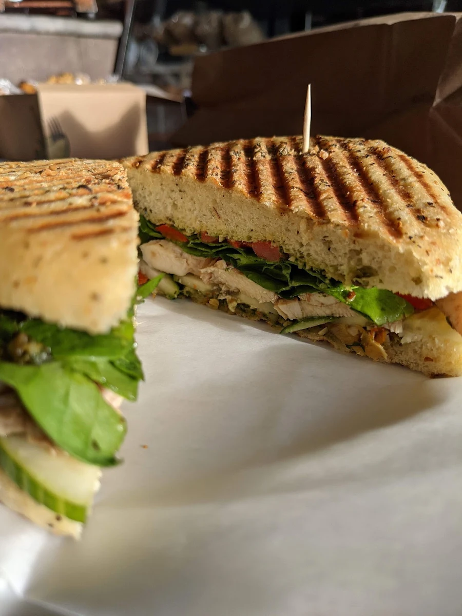 Greek Goddess Panini, River City Coffee Roasters, Bakery and Eatery
