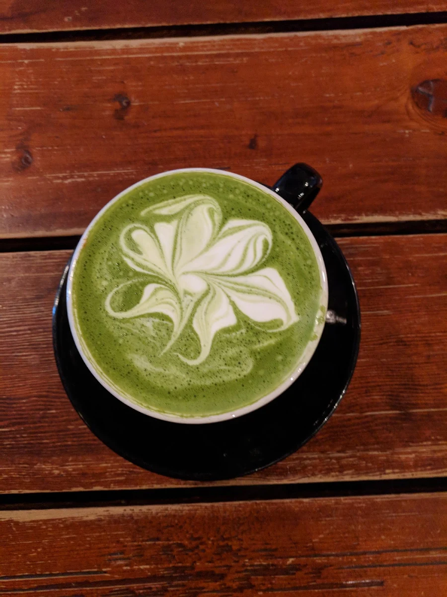 Matcha Latte, River City Coffee Roasters, Bakery and Eatery