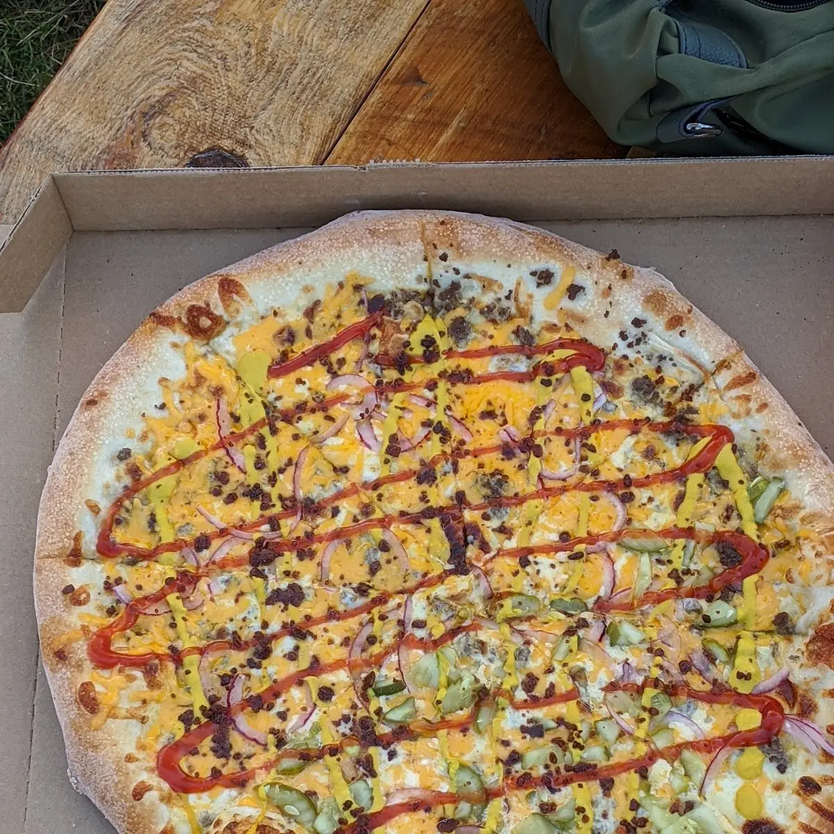 Cheese Burger Pizza