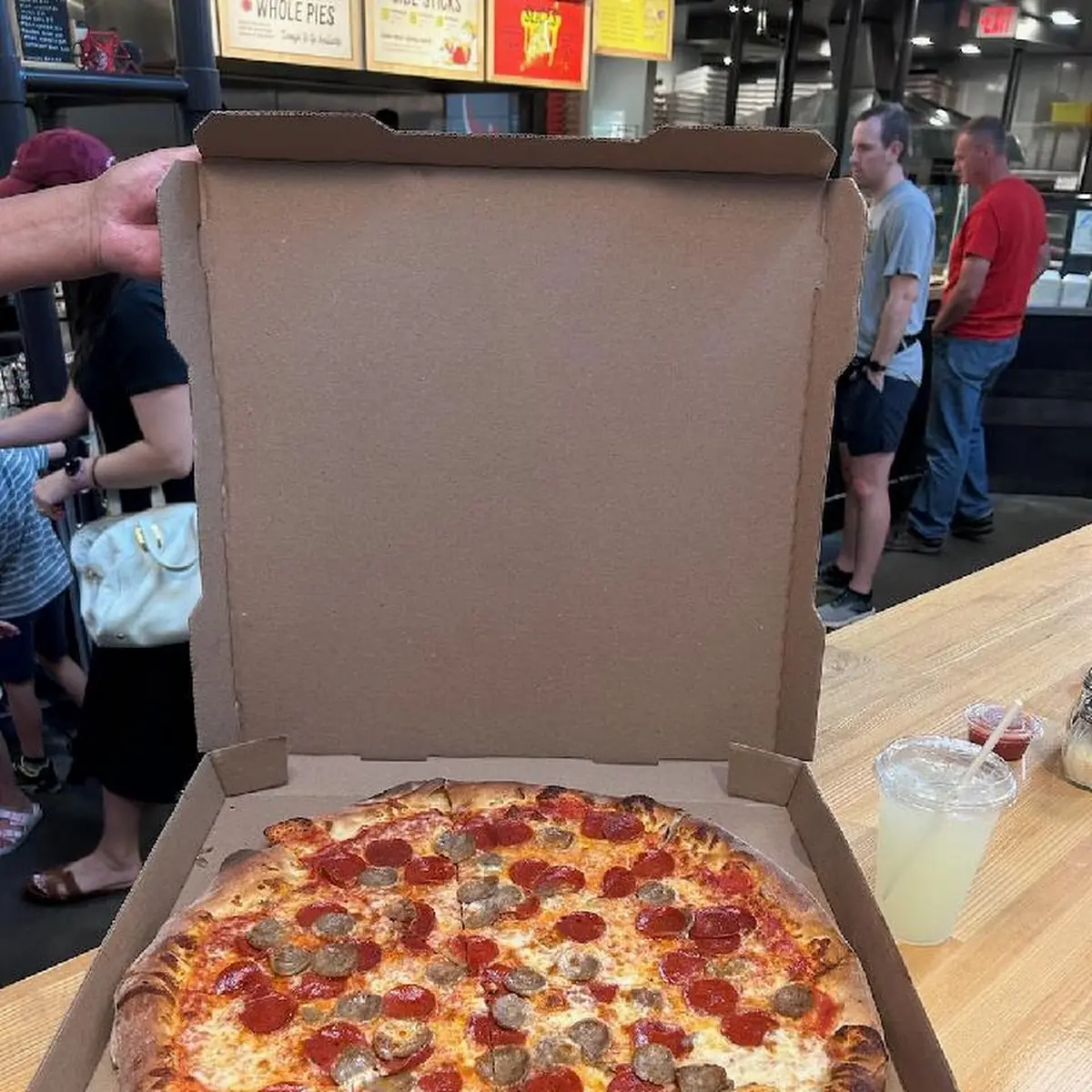 Sausage and Pepperoni Pizza