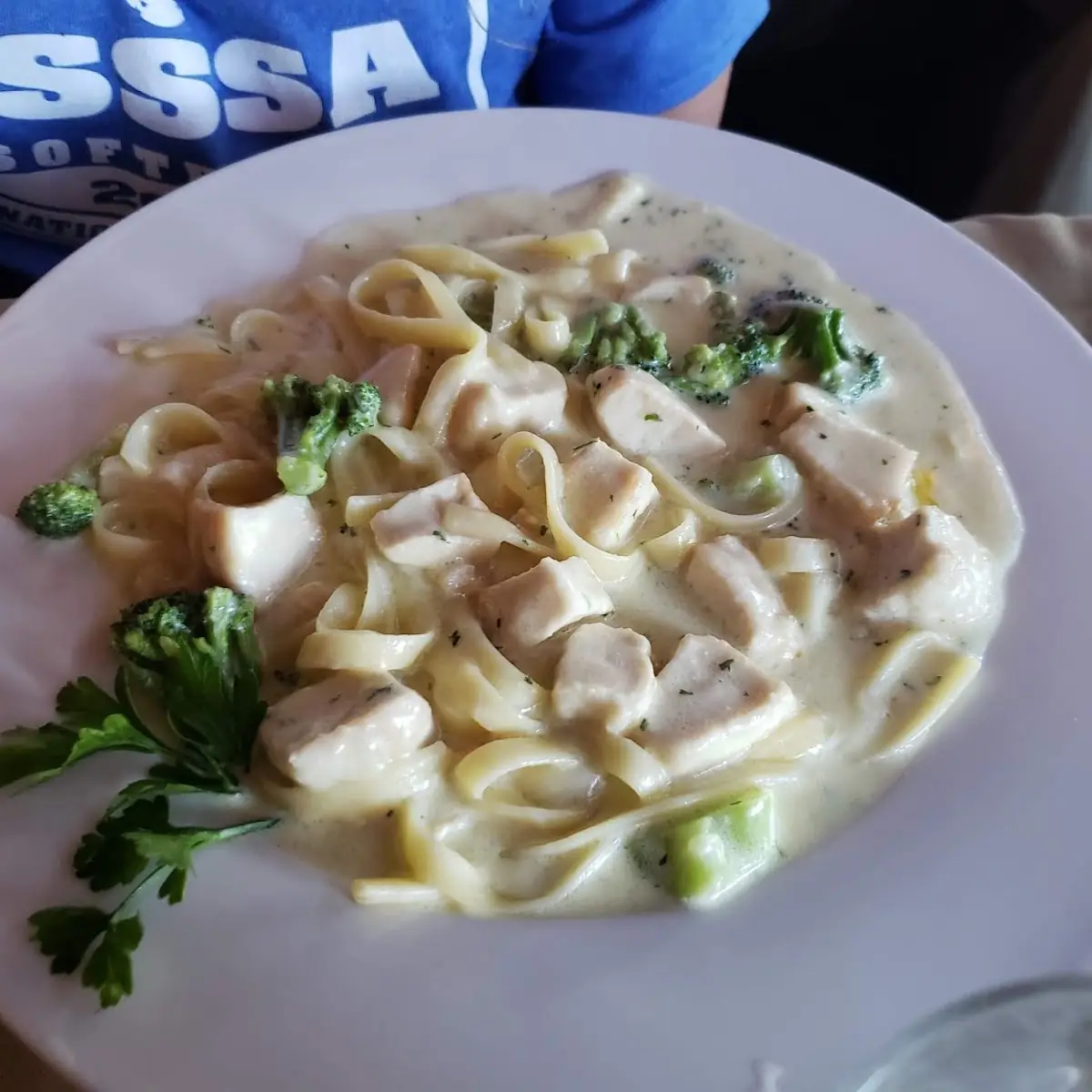 Fettuccine Alfredo with Chicken