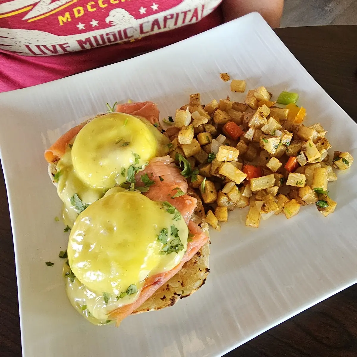 Salmon Eggs Benedict