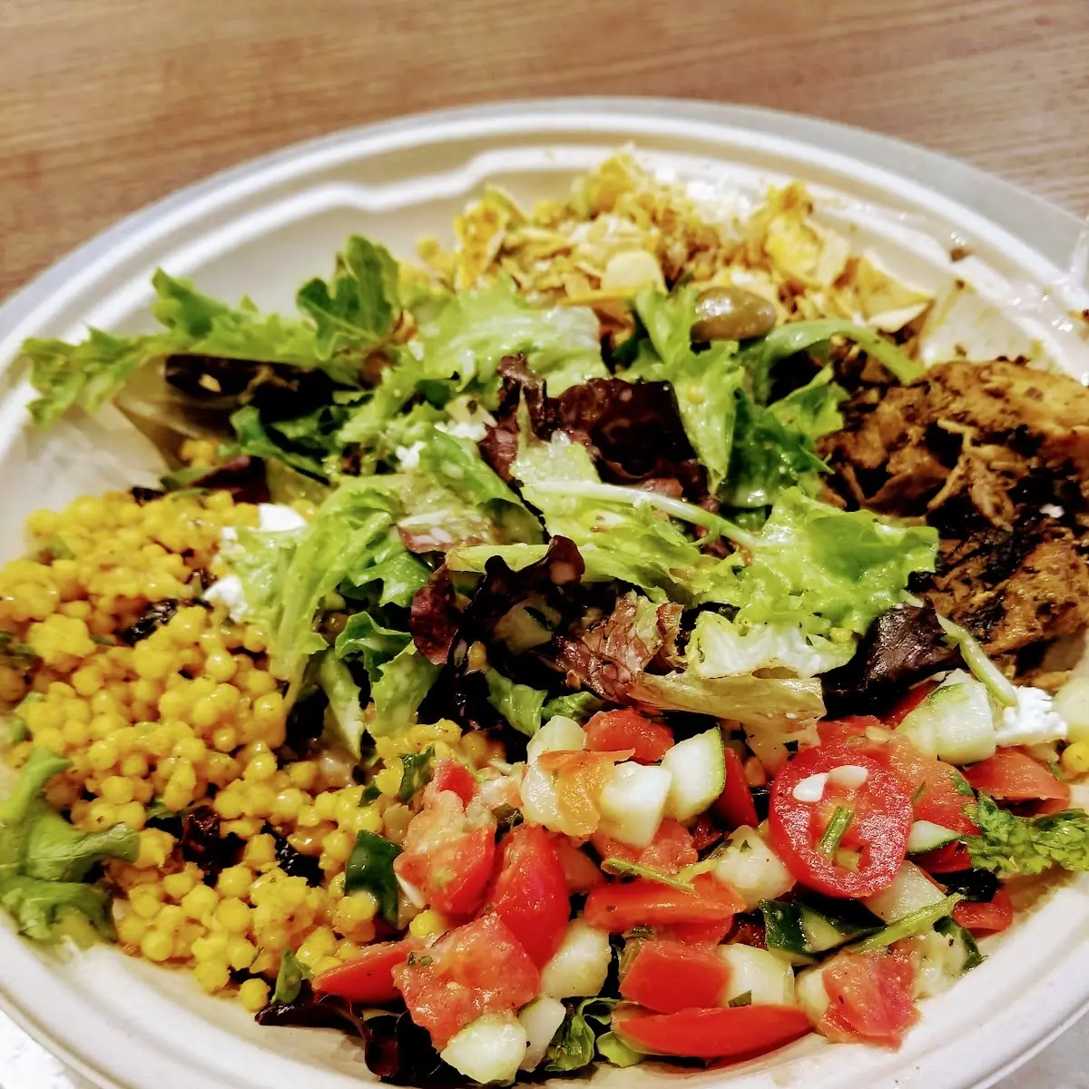 Salad with Roasted Chicken
