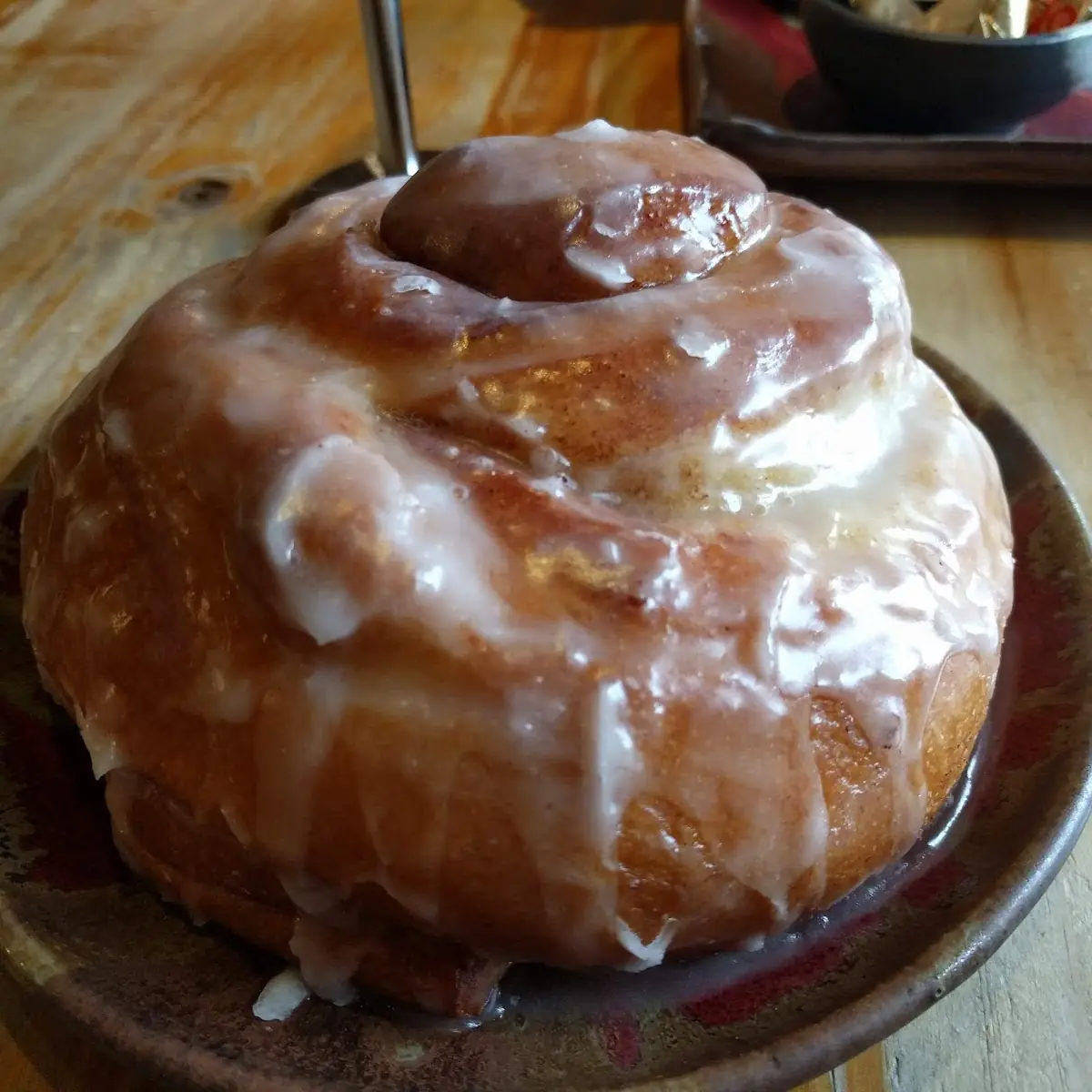 Cinnamon Roll with Butter and Extra Icing