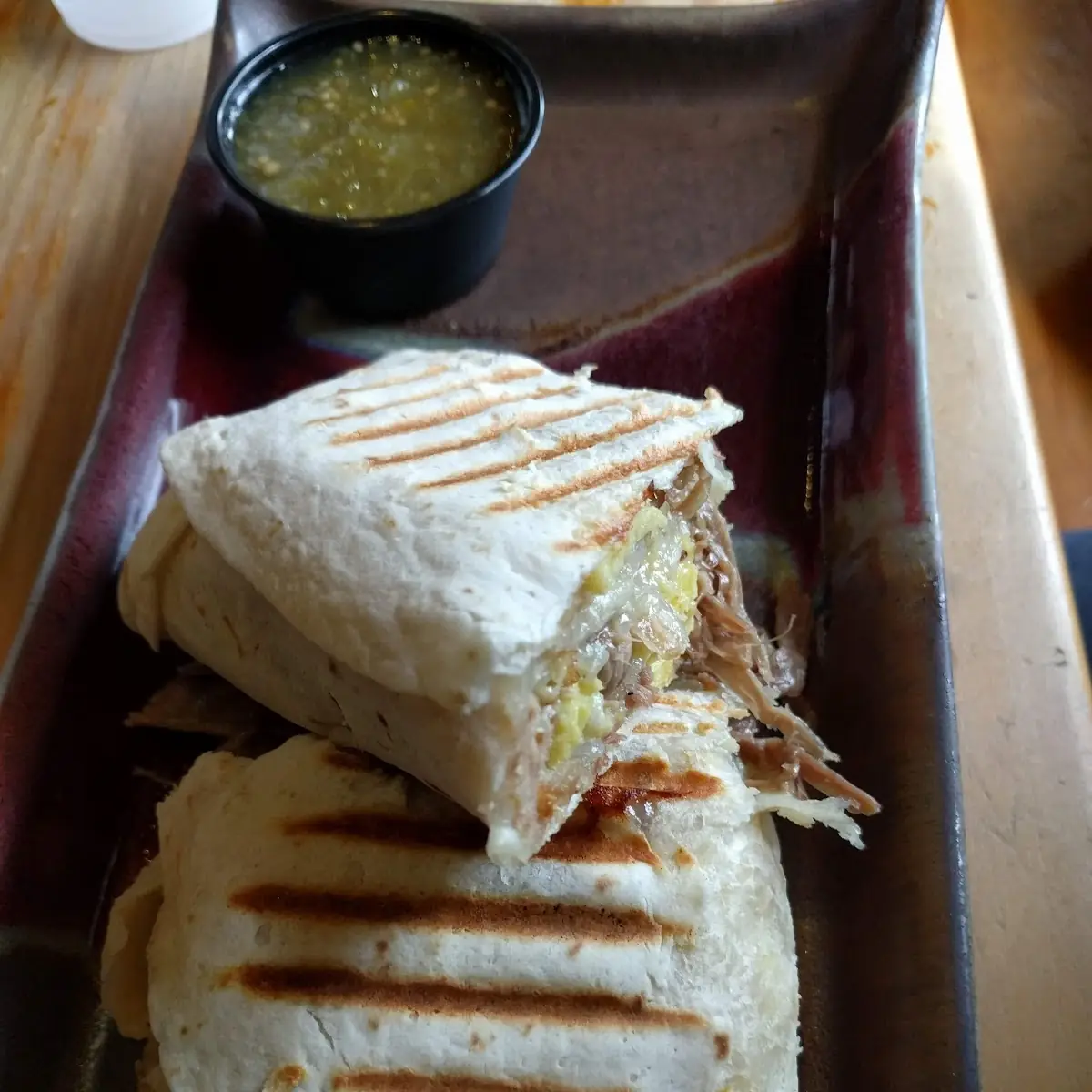 Pulled Pork Breakfast Burrito