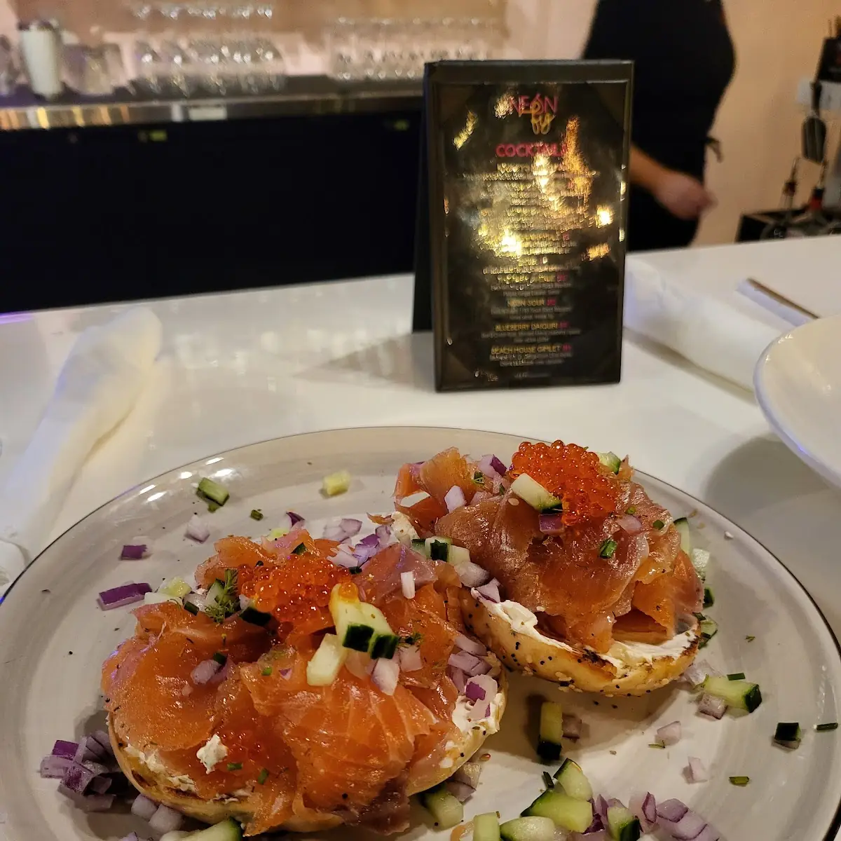 Smoked Salmon Bagel