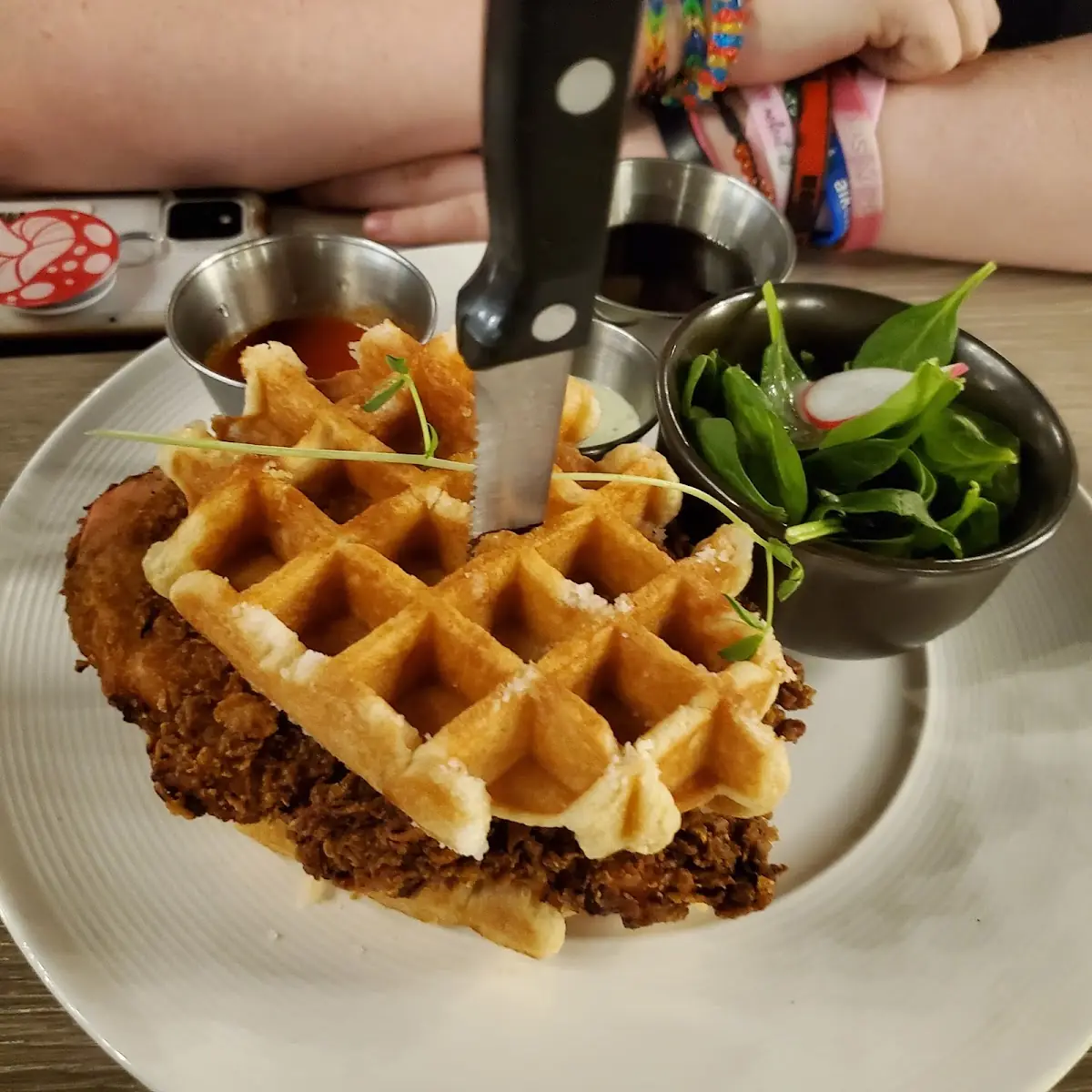 Spicy Chicken and Waffle