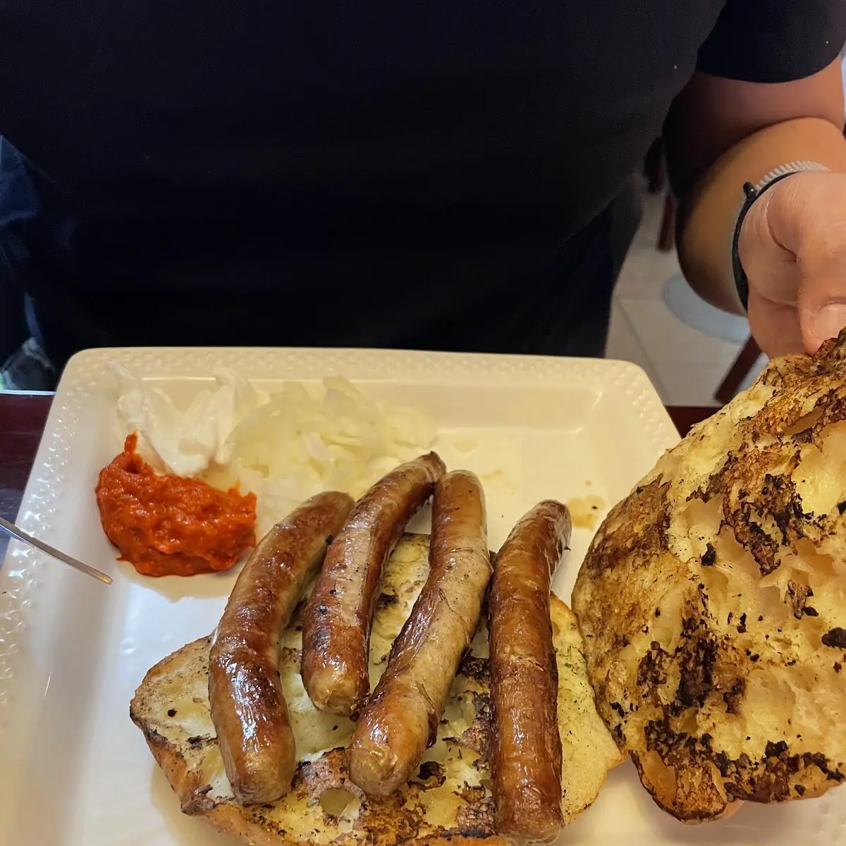 Spicy Sausage Sandwich