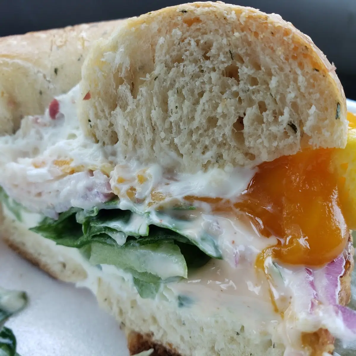 Combo with Lox & Cream Cheese Sandwich