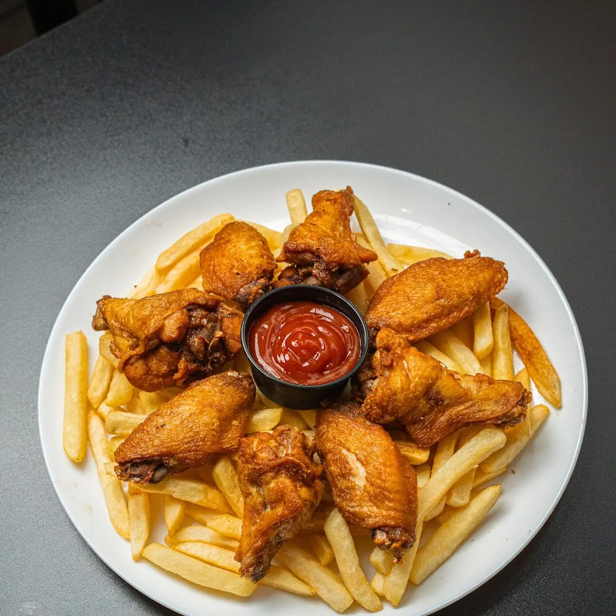 Wings & Fries 8pc