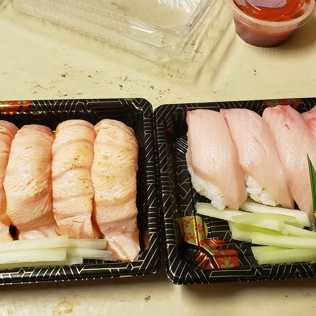 Hamachi Yellowtail Seared Salmon