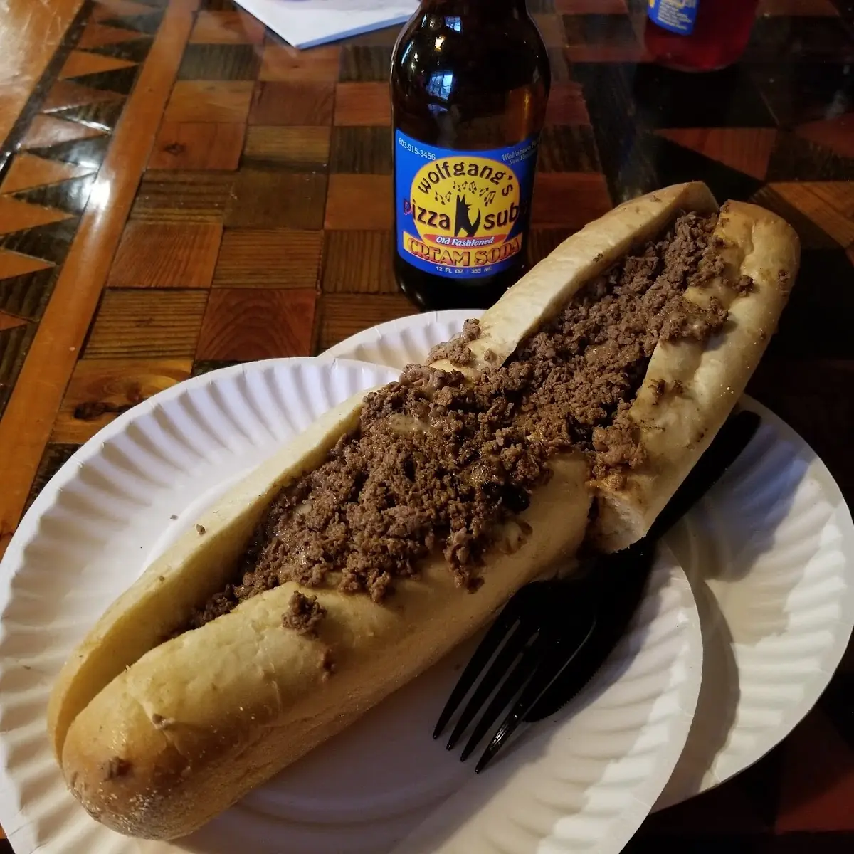 Large Steak and Cheese Sub