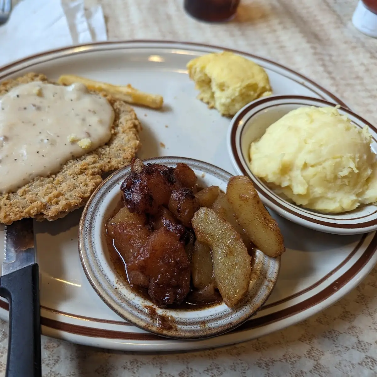 Country Fried Steak with Sides