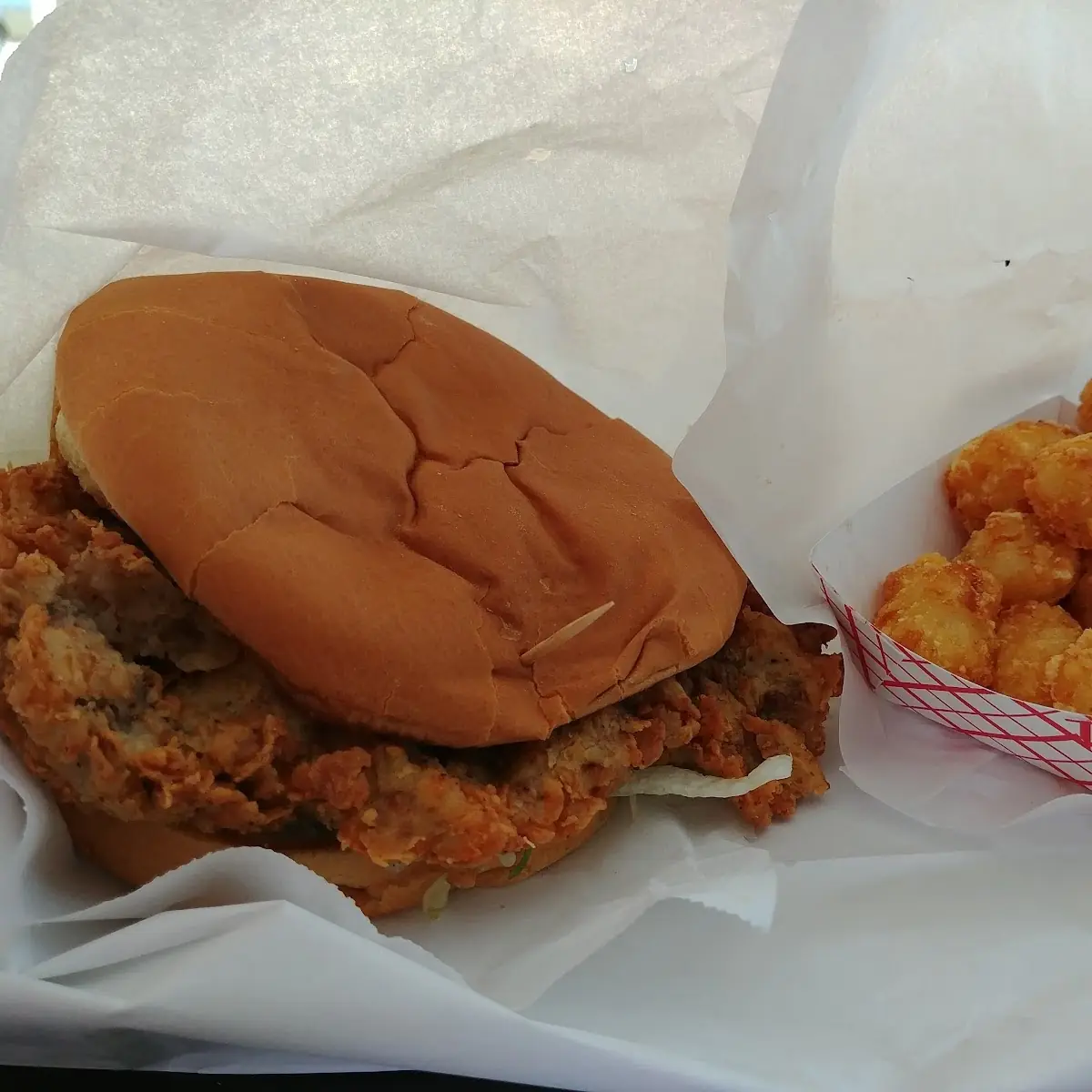 The Original Steak Sandwich Combo with Tater Tots