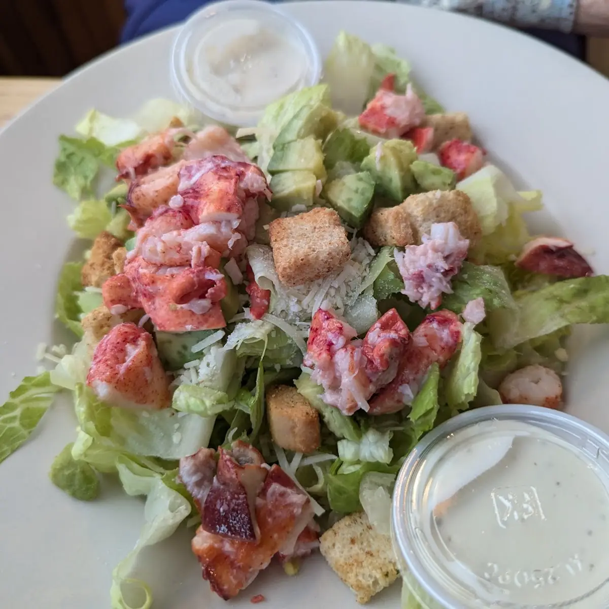 Caesar Salad with Lobster Meat
