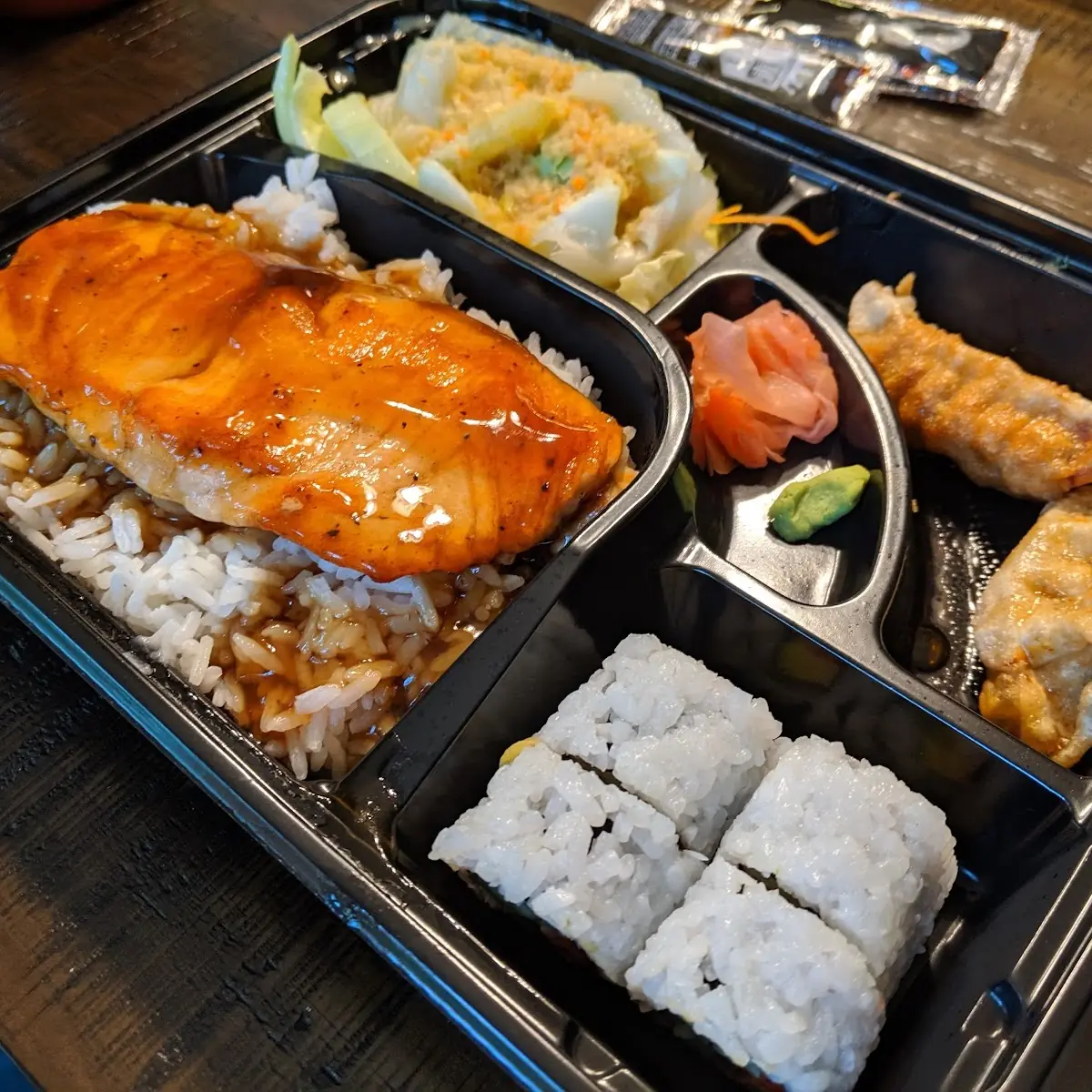 Salmon Bento Box Deluxe
