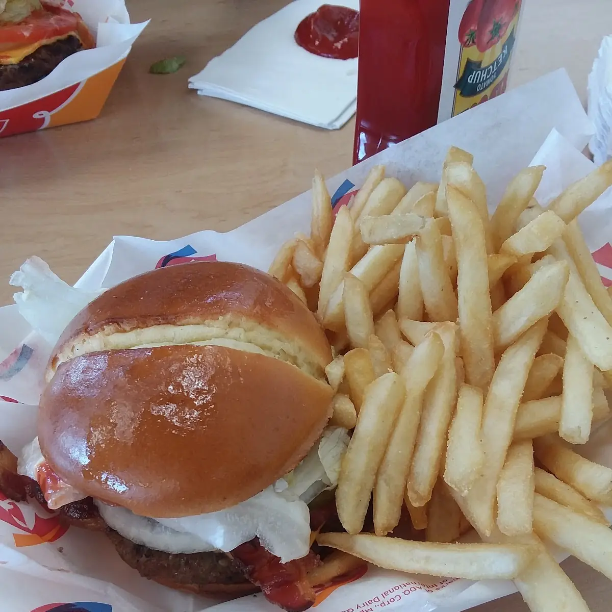 Burger and Fries