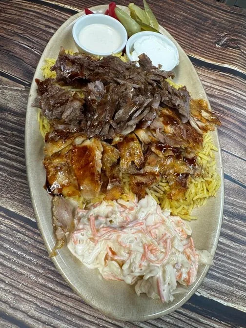 Beef Shawarma Platter, Lavendera Restaurant & Cafe
