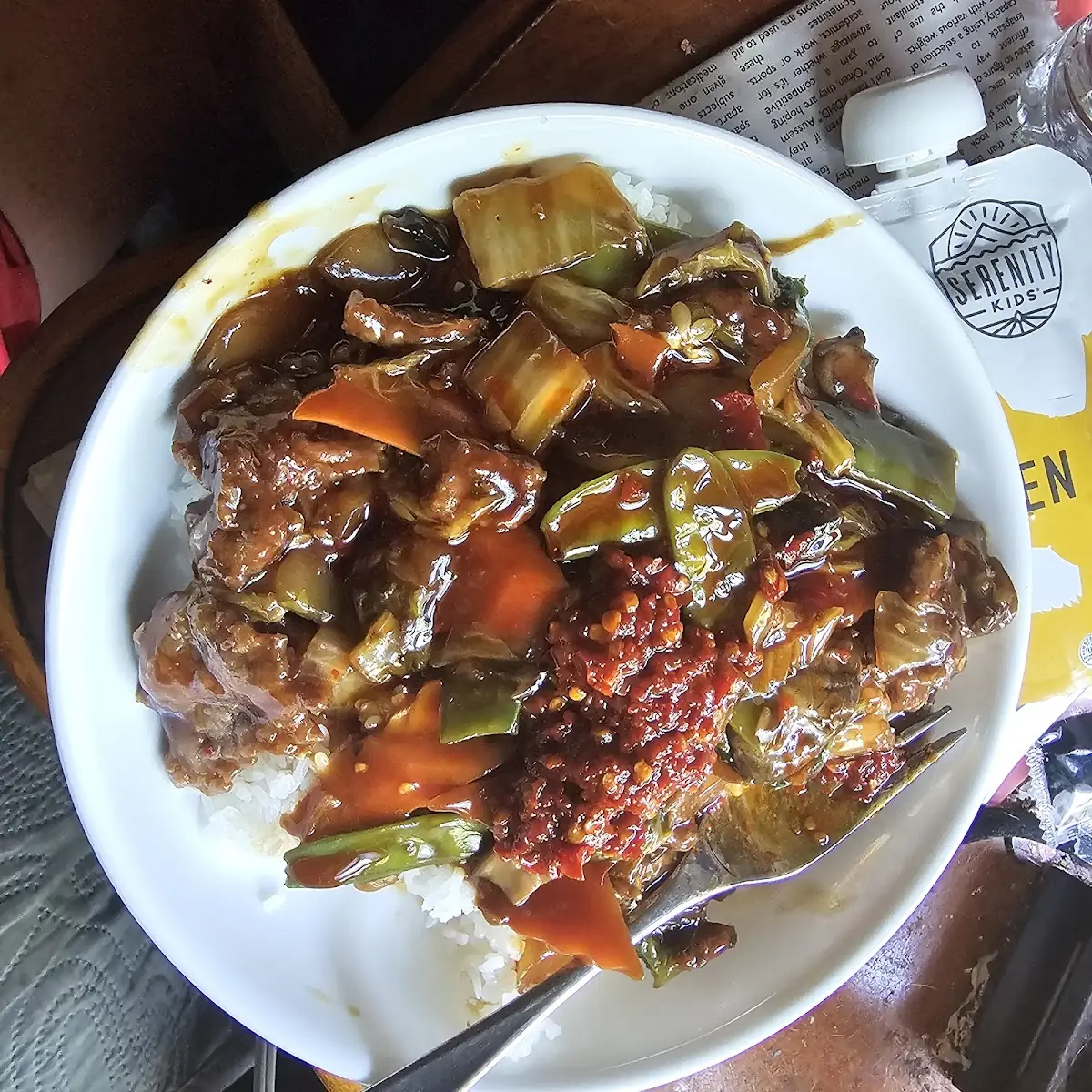 Mushroom Beef Chop Suey