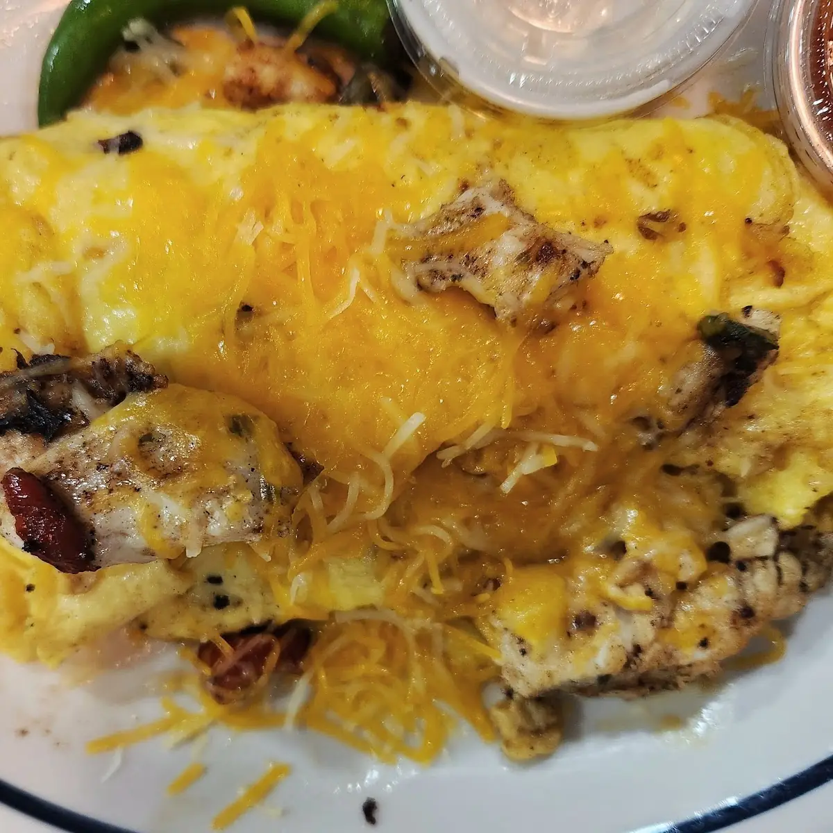 Chicken Fajita Omelette