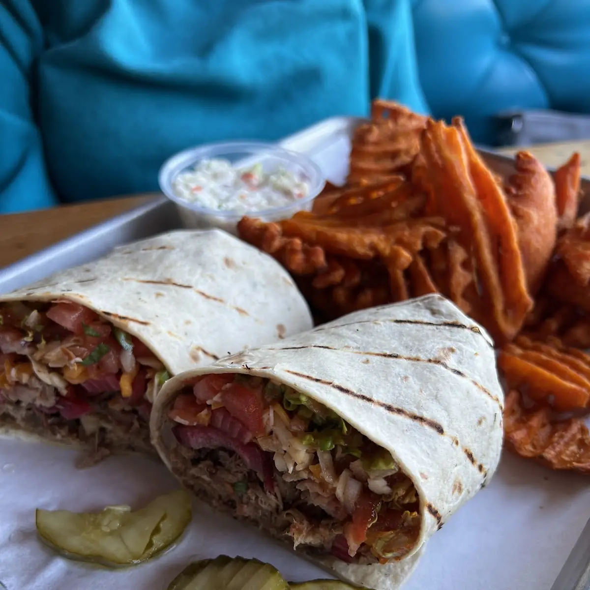 Smoked Chipotle Chicken Wrap Pulled Chicken