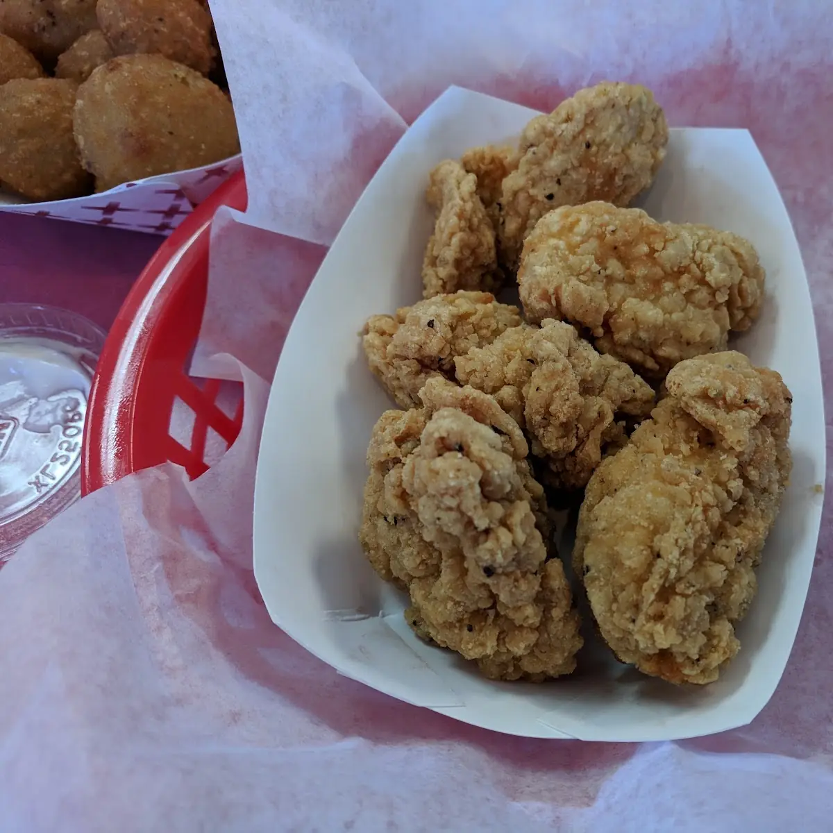 Fried Chicken Breast Pieces
