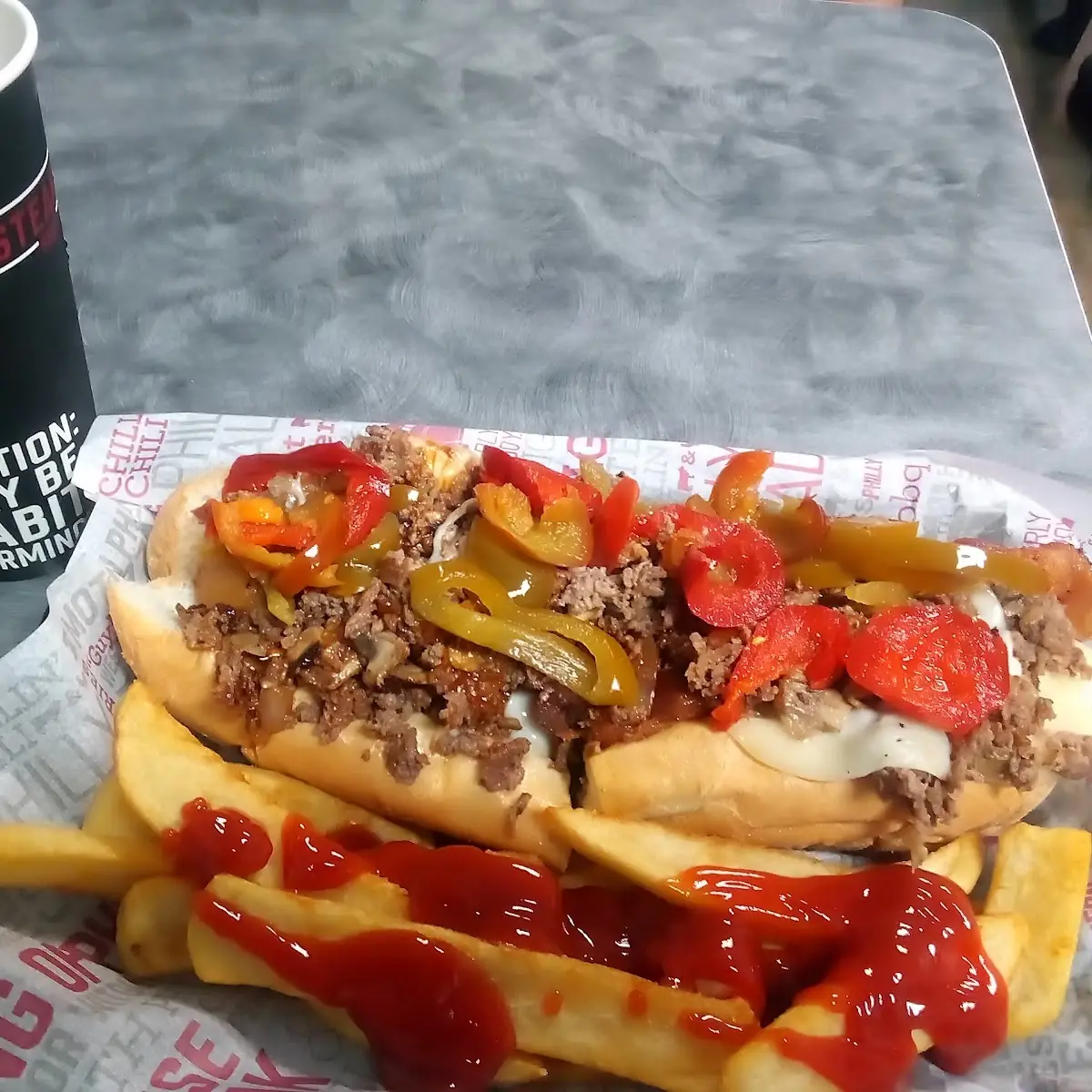 Western Ultimate Philly Cheese Steak Sandwich