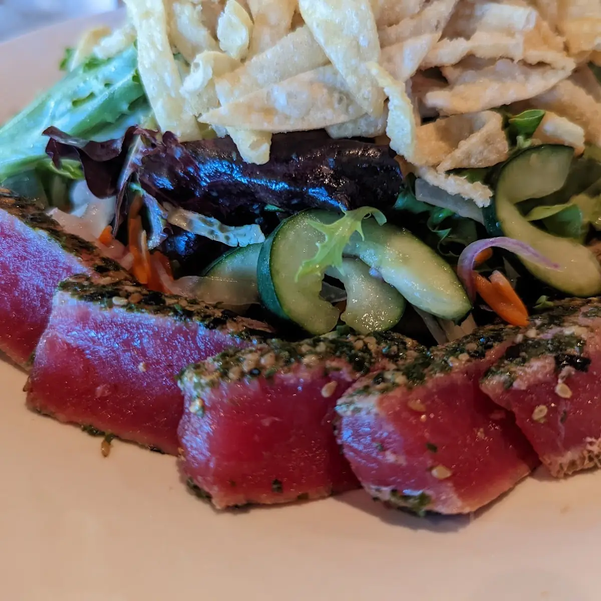 Enlightened Seared Ahi Salad