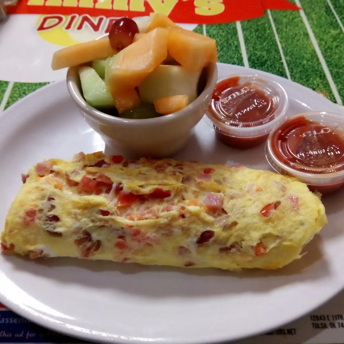 Omelette with Fresh Fruit