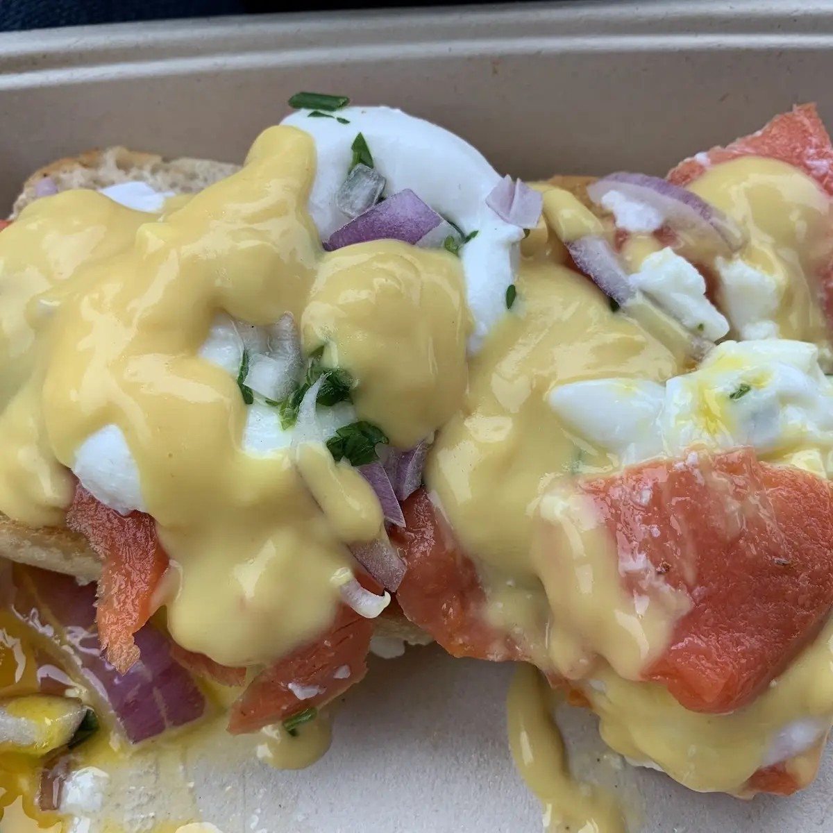 Eggs Benedict with Salmon
