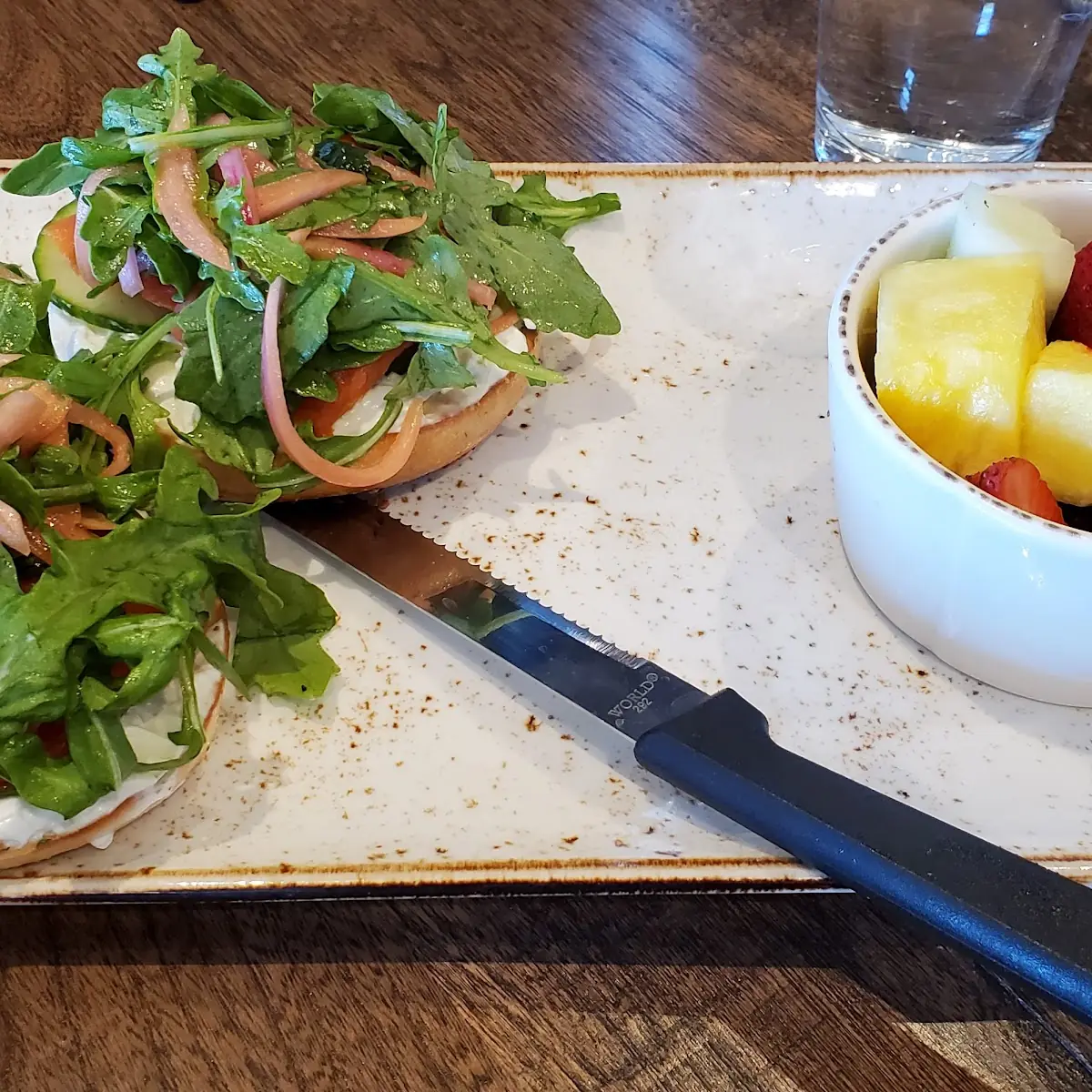 Loaded Smoked Salmon Bagel