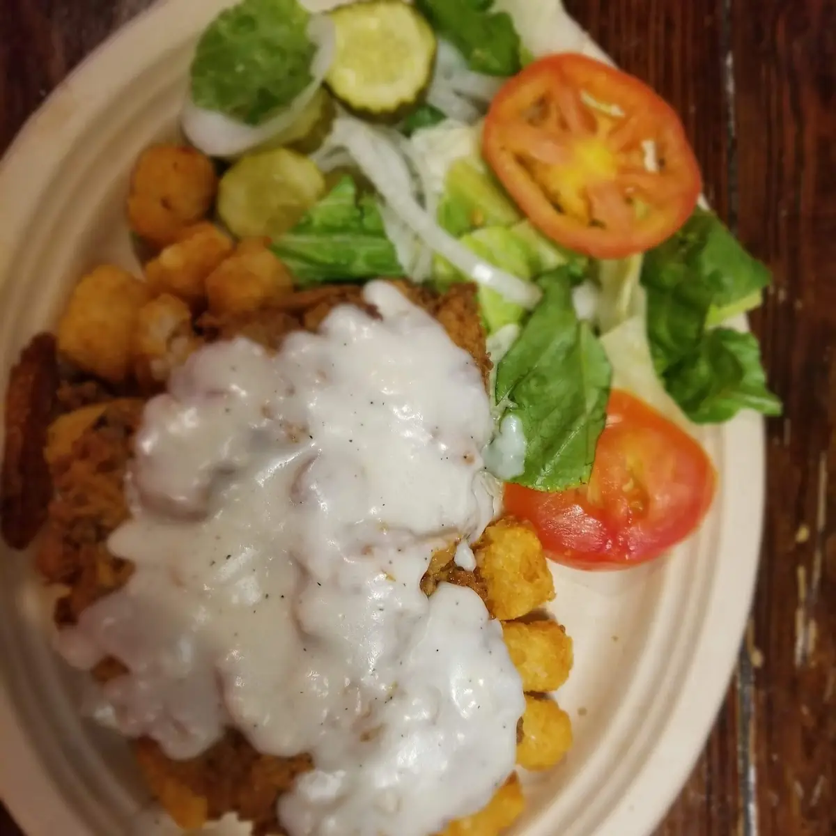 Chicken Fried Steak Plate Hand Battered