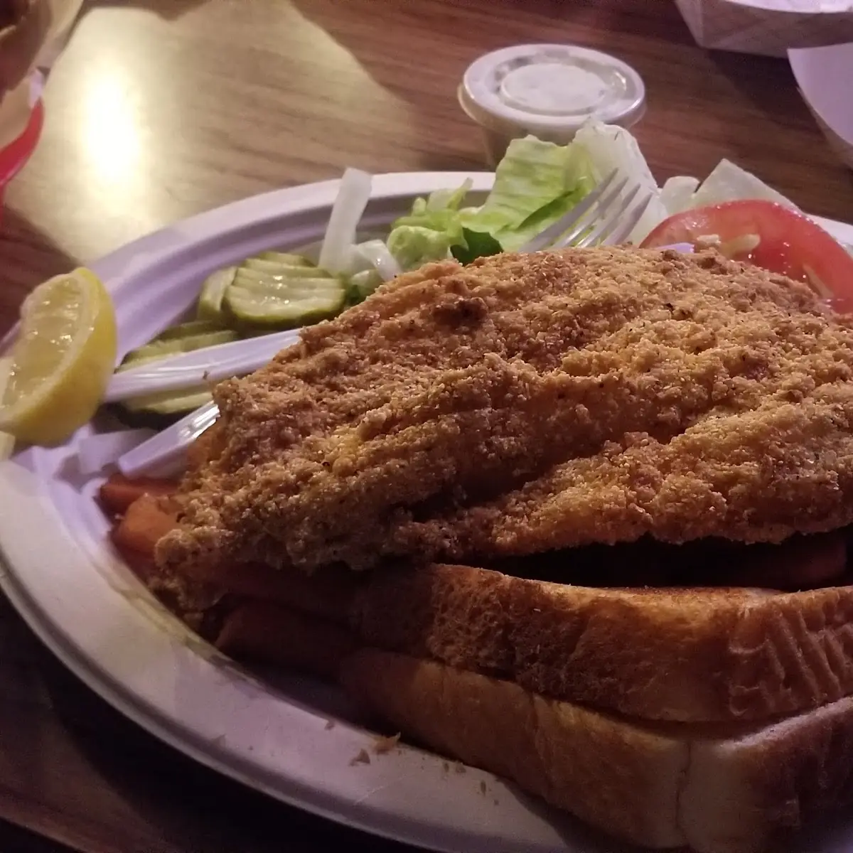 Fried Catfish Sandwich Large