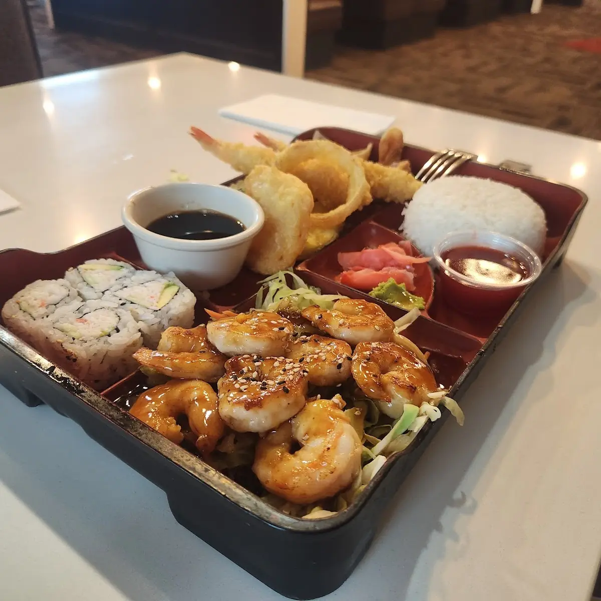 Shrimp Bento Box