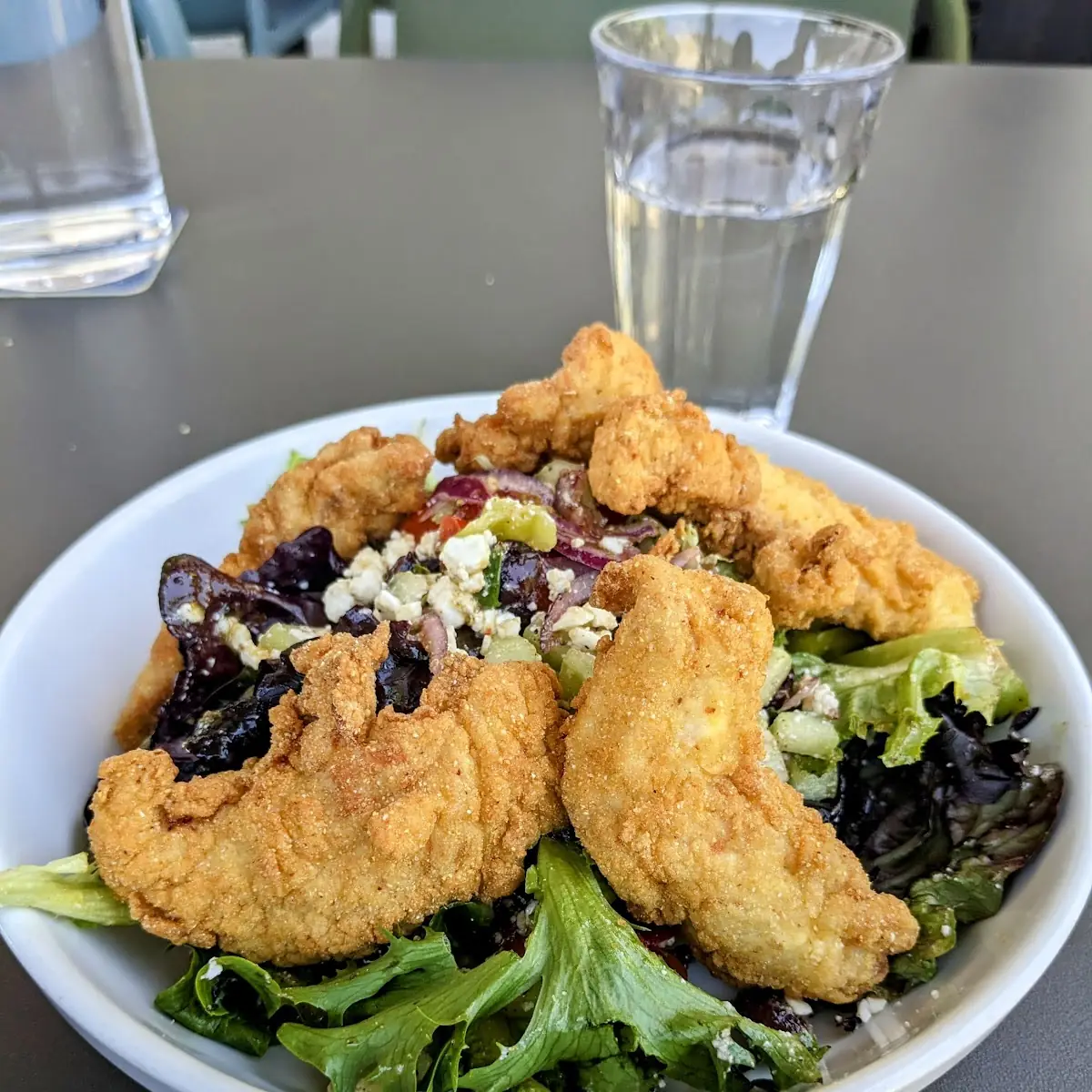 Greek Salad with Chicken