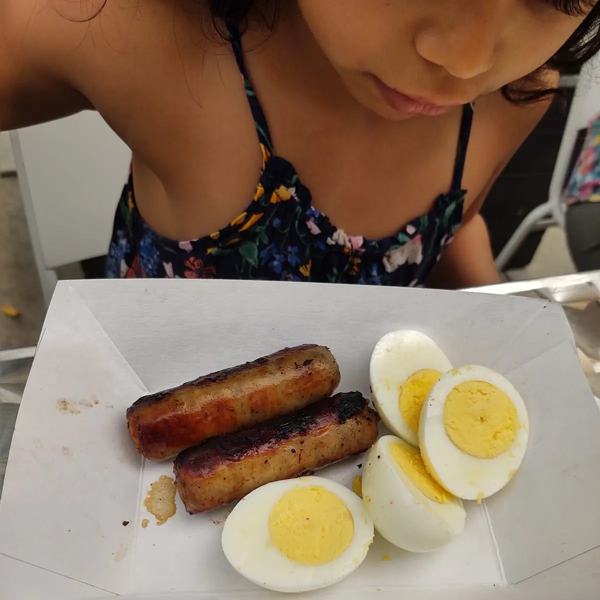 Polish Sausage & Eggs