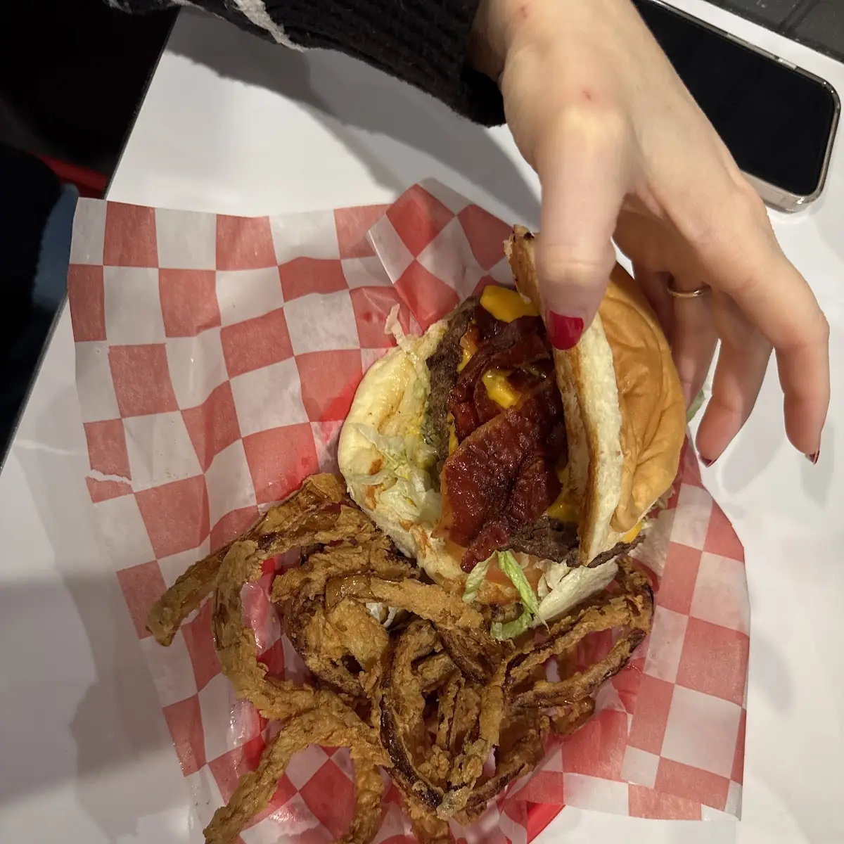 Cadillac with Onion Rings
