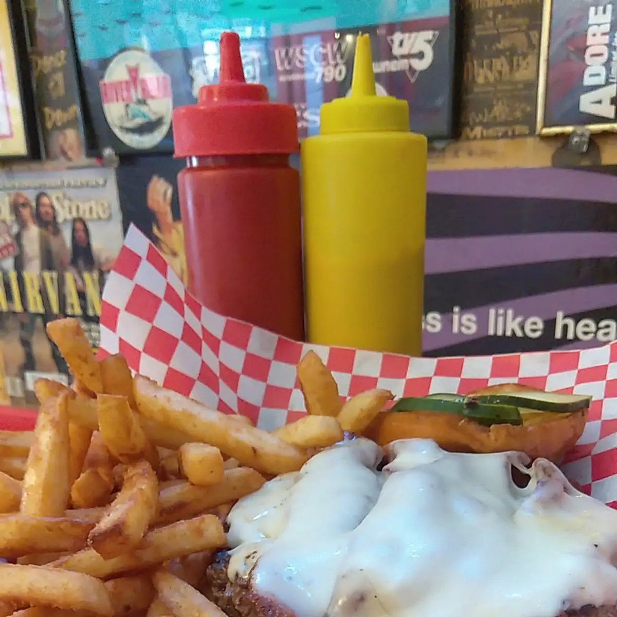 Provolone Cheese Burger