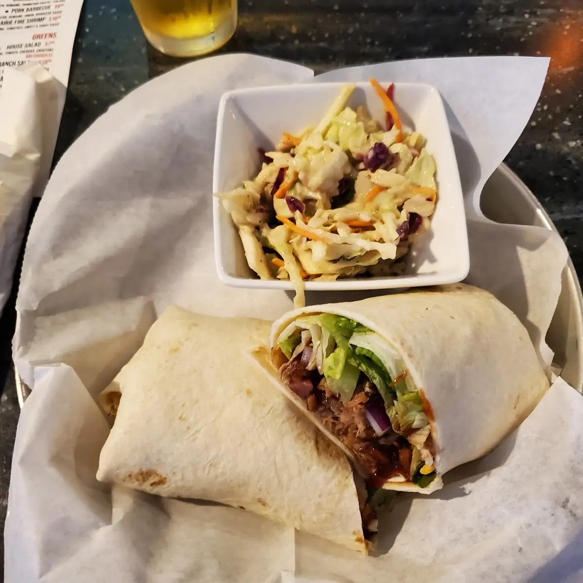 Pulled Pork Wrap