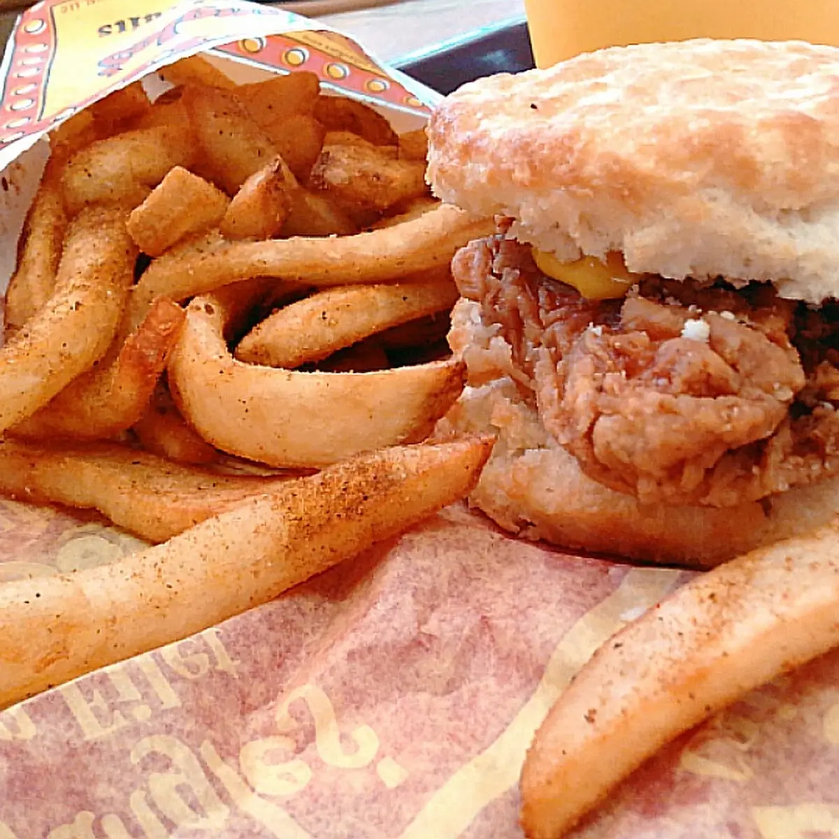 Cajun Chicken Biscuit