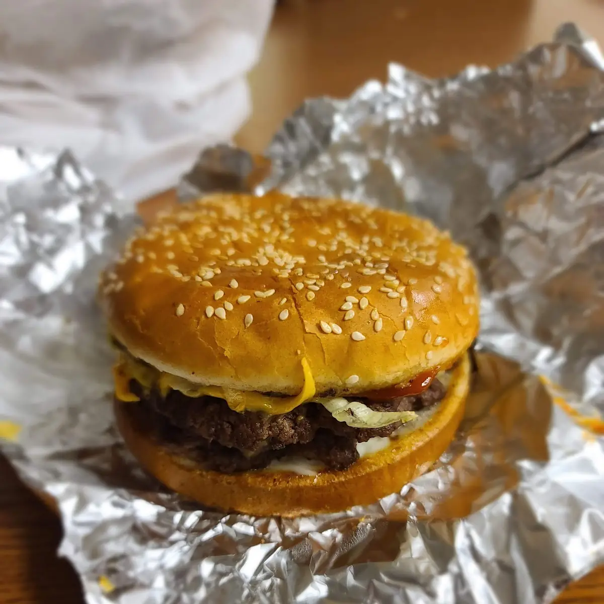 Juicy Double Cheeseburger
