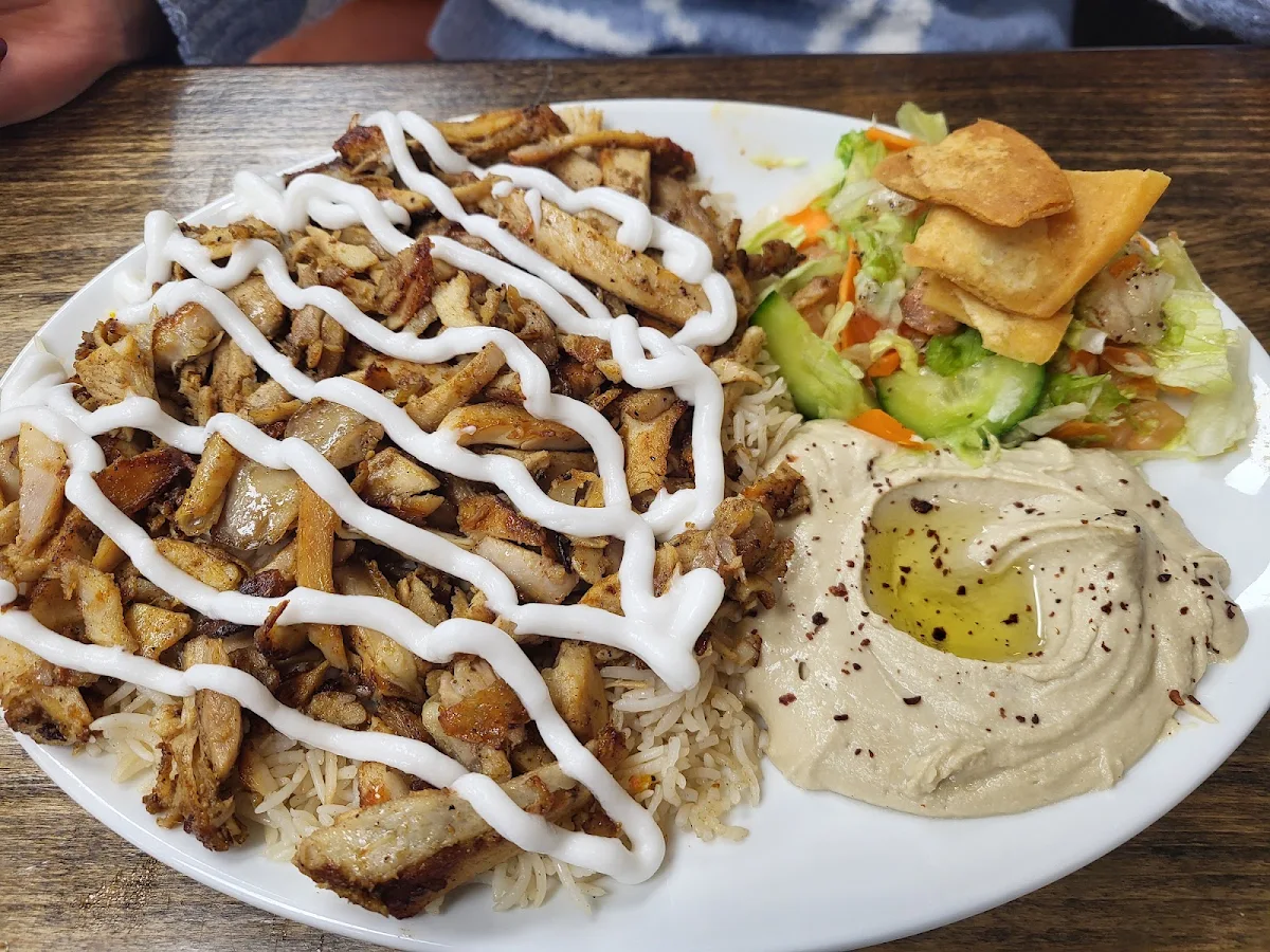 Chicken Shawarma Plate, Kayan Shawarma and Grill House