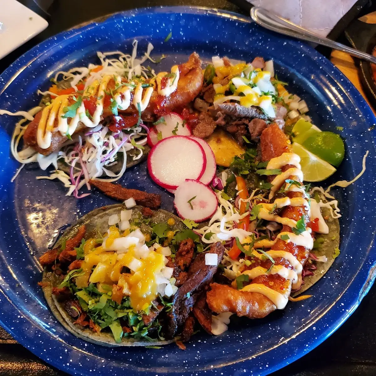 Street Tacos Al Pastor Fish x2 Barbacoa