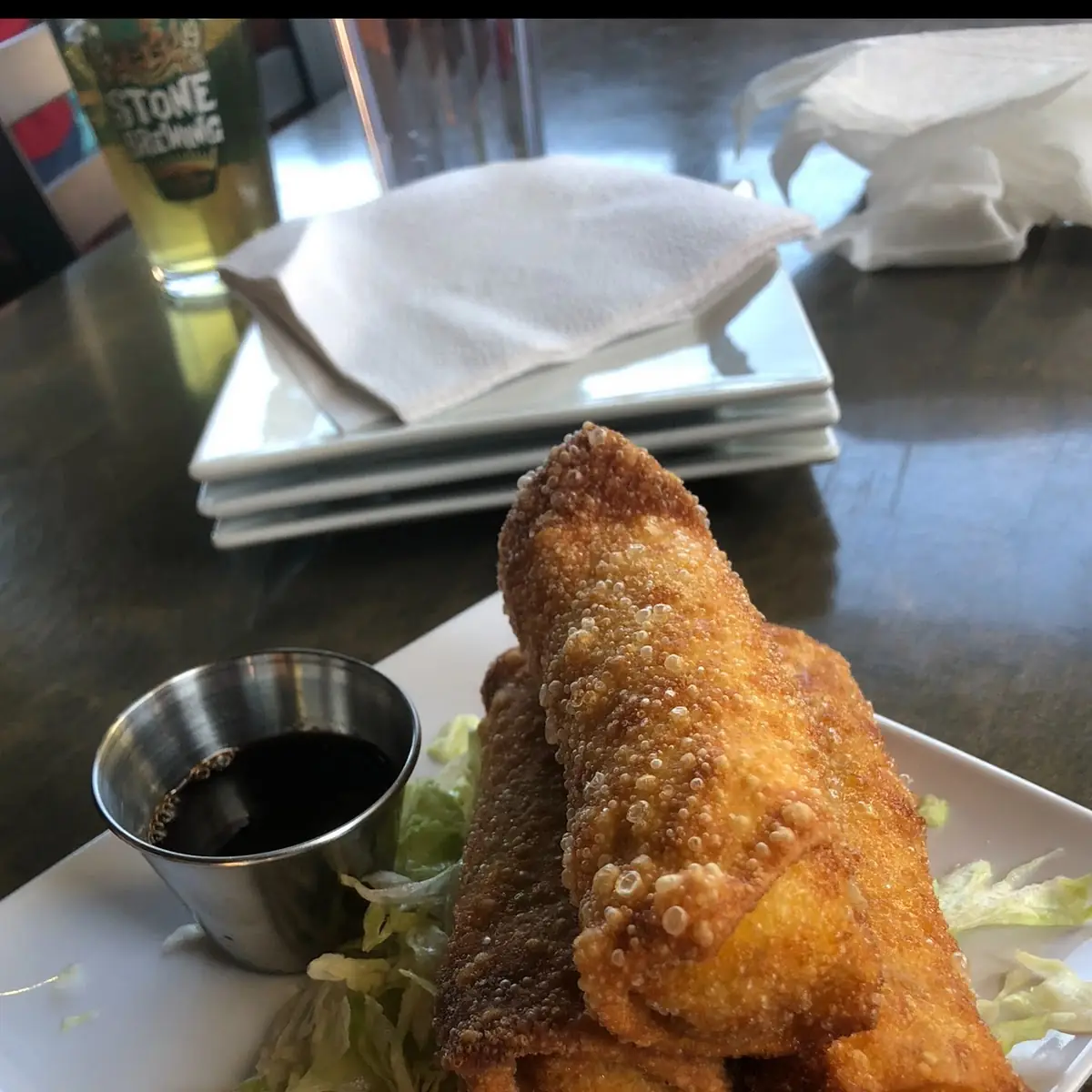 Pork Belly Jalapeno Popper Egg Rolls